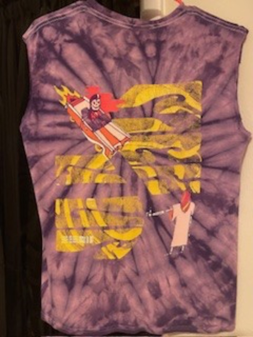 Foster The People 'Pick U Up' tye dye tank top (S)